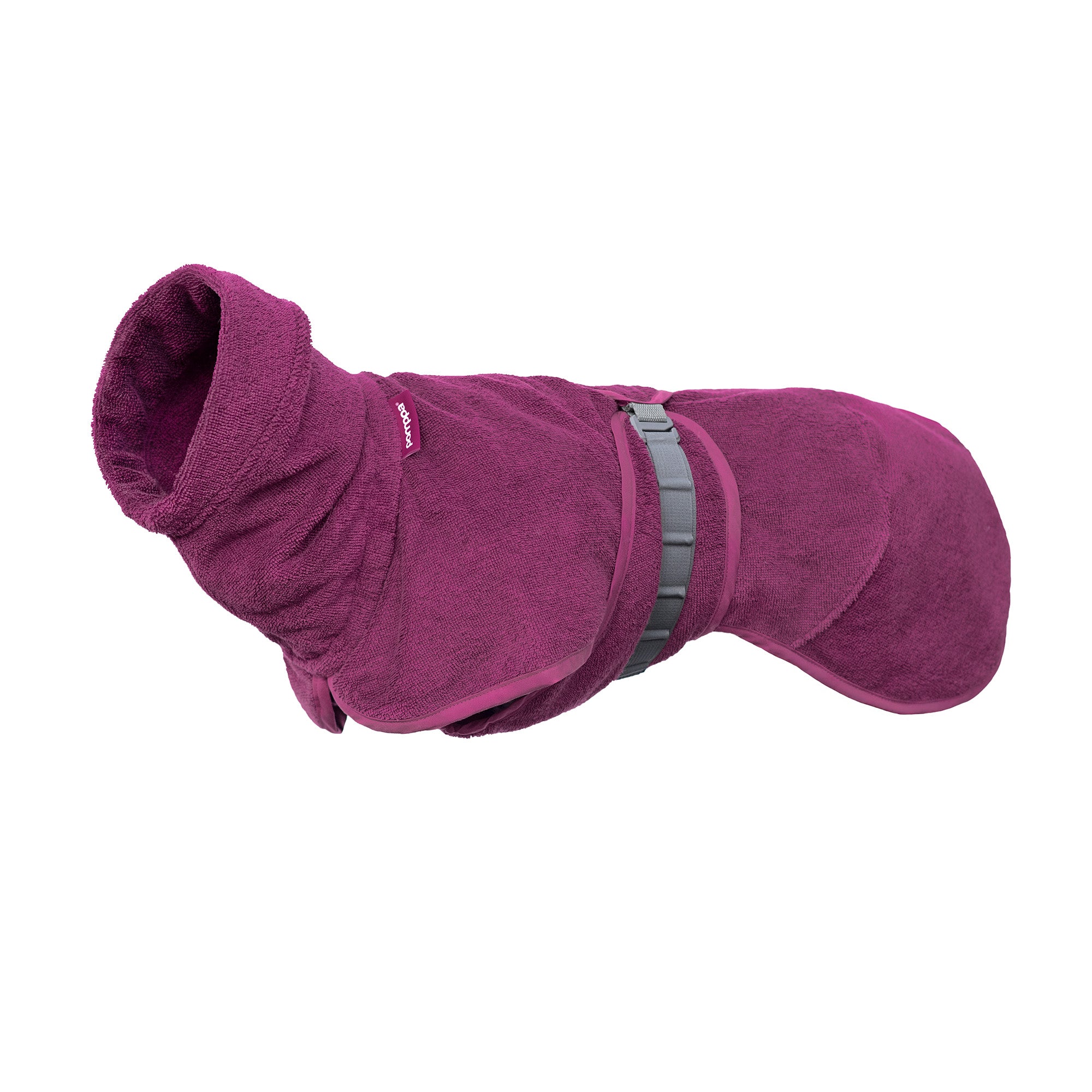 BathPomppa on erittäin imukykyinen ja suojaava kylpytakki koiran kuivaamiseen esimerkiksi uinnin, pesun, sateisen ulkoilun tai treenin päätteeksi.