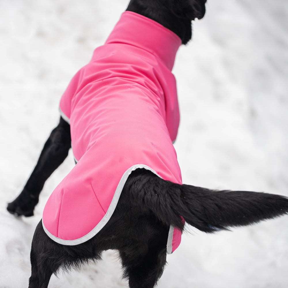 SporttiPomppa koiran välikausitakki värissä Pink.