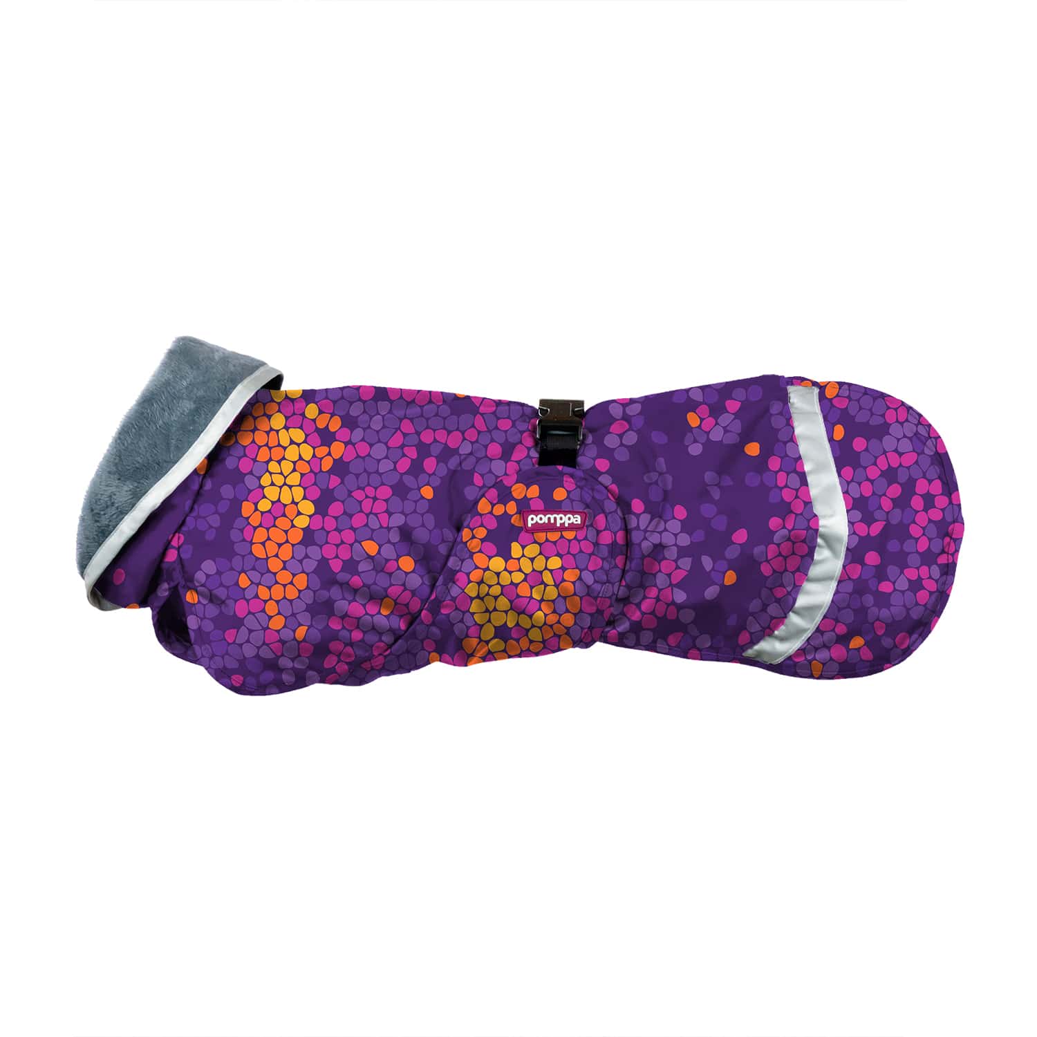 Lightweight midseason dog raincoat KevytPomppa Cosmos.