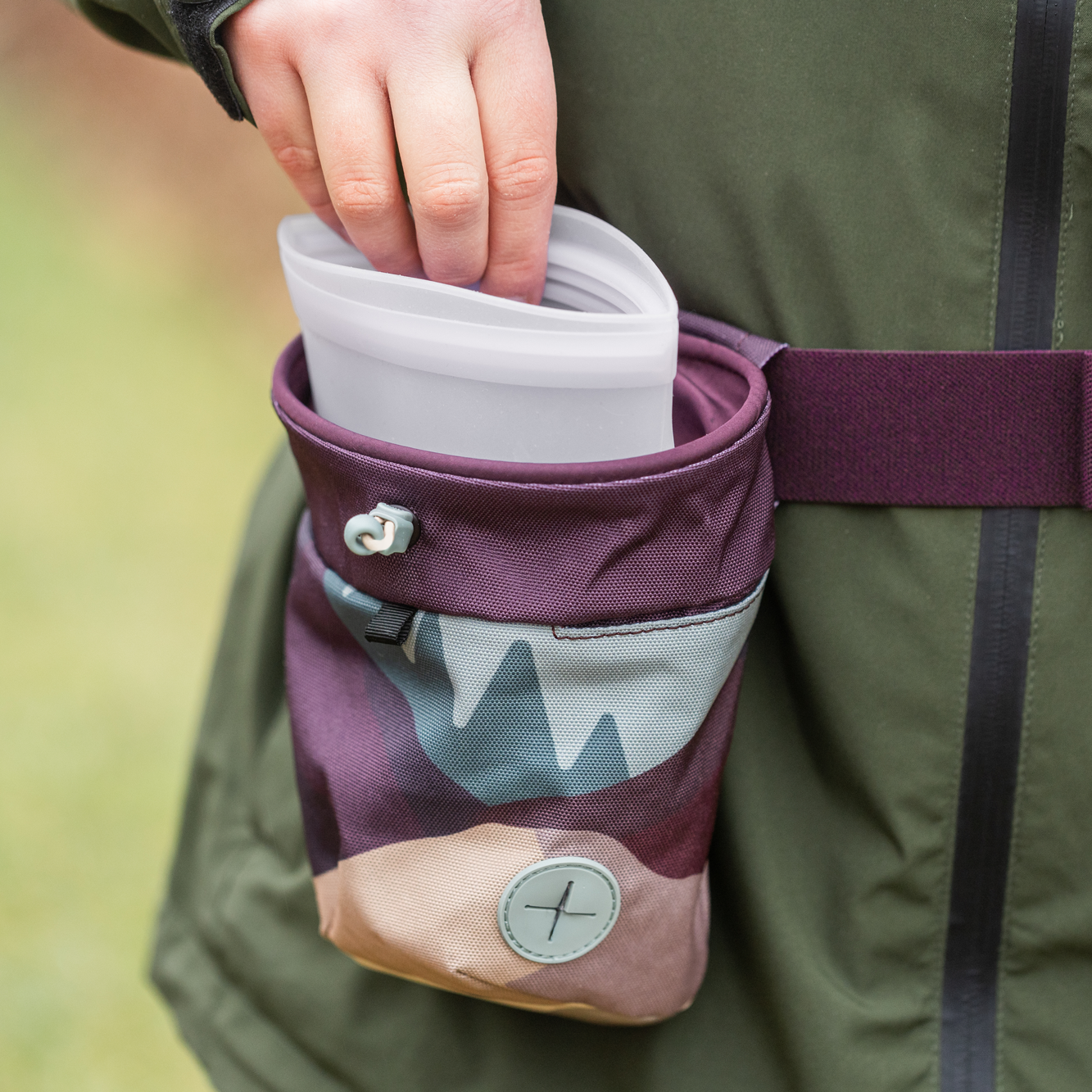 Pomppa Treat Bag Maroon