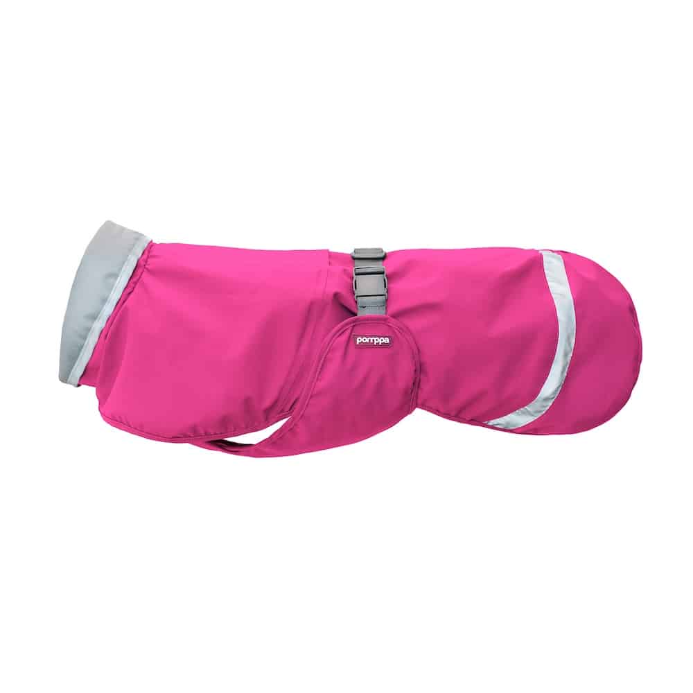 KuoriPomppa Pink Raincoat for dogs - Main Image